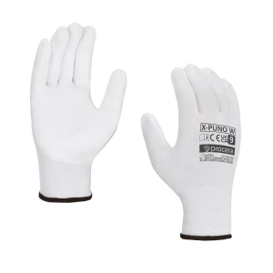 RĘKAWICE OCHRONNE POWLEKANE PU X-PUNO WHITE
