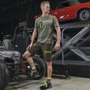 Spodenki szorty u-power ARES stretch Dark Green FU280DG