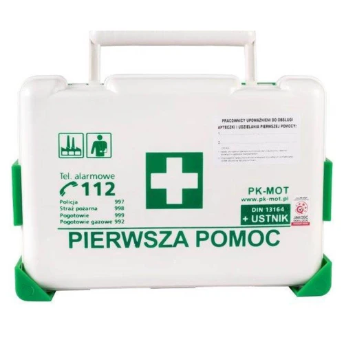 APTECZKA PRZEMYSŁOWA BD Z WIESZAKIEM ŚCIENNYM (DIN 13164 USTNIK)