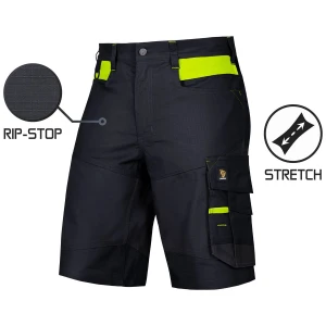 SPODNIE KRÓTKIE BARI SPANDEX BLACK ROZM.60