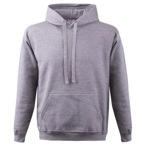 BLUZA Z KAPTUREM 280G SZARA ROZM. S
