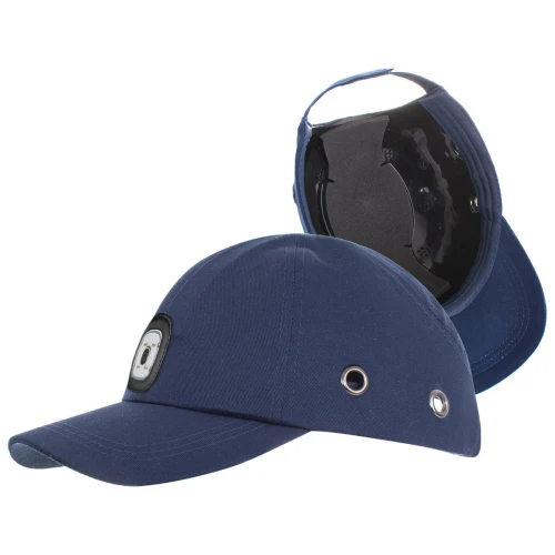 CZAPKA OCHRONNA BUMPCAP LED GRANATOWA