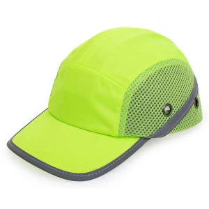 CZAPKA OCHRONNA BUMPCAP Z SIATKĄ ŻÓŁTA HV