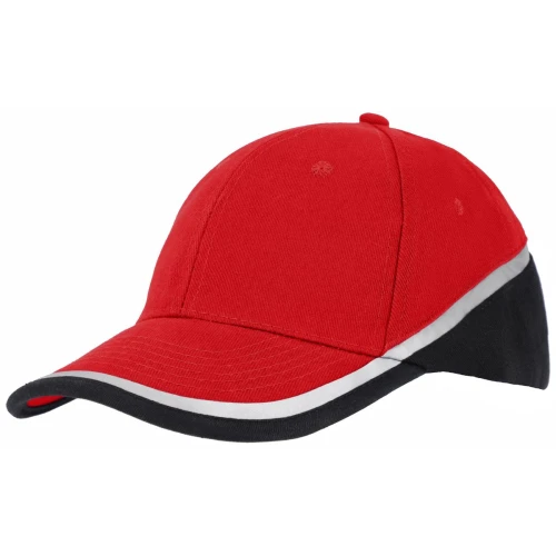 CZAPKA DOBBELT Z DASZKIEM RED