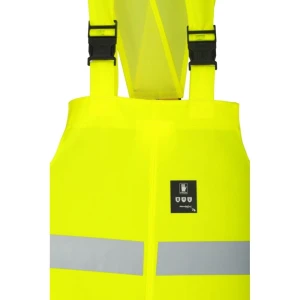 Spodnie ogrodniczki AJ 1011 wodoochronne ostrzegawcze - żółty - 58/2XL