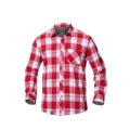 Koszula flanelowa OPTIFLANNEL - czerwony - 2XL