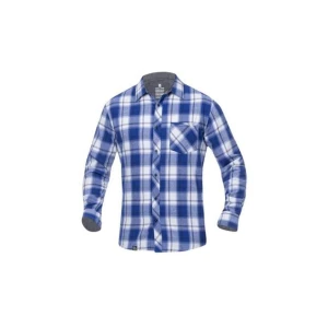 Koszula flanelowa OPTIFLANNEL - niebieski - 2XL