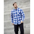Koszula flanelowa OPTIFLANNEL - niebieski - L