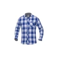Koszula flanelowa OPTIFLANNEL - niebieski - S