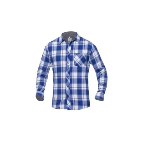 Koszula flanelowa OPTIFLANNEL - niebieski - S