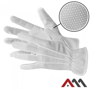 Rękawice mikronakrapiane ArtMas RMICROWHITE - 08