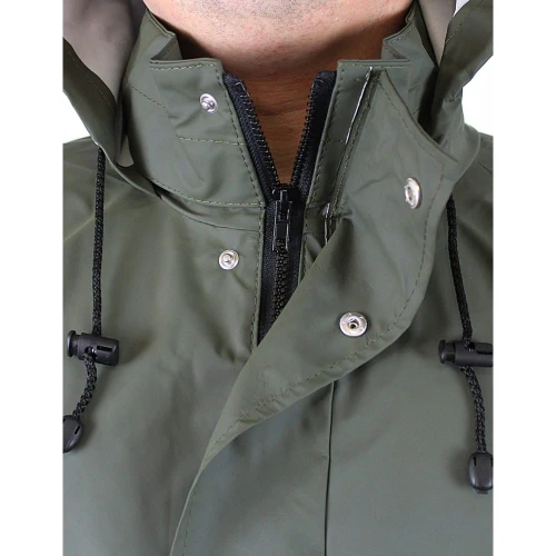 Kurtka wodoochronna PROS model 4090 - oliwkowy - 48/XS