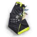Spodnie do pasa NEON WINTER - czarno-żółty - 2XL