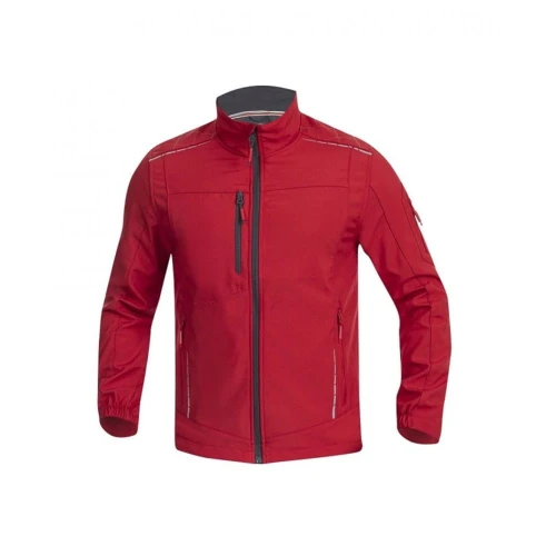 Kurtka softshell VISION męska - czerwony - XXXL