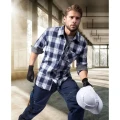 Koszula flanelowa OPTIFLANNEL - granatowy - XL