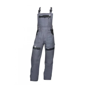 Spodnie ogrodniczki COOL TREND - szaro-czarny - 176-182cm - 46