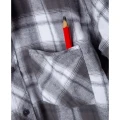 Koszula flanelowa OPTIFLANNEL - szary - 2XL