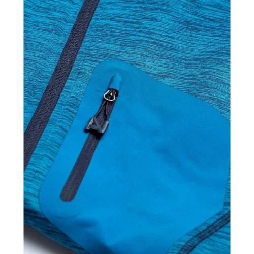Bluza Breeffidry melange - niebieski - XL
