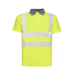 Koszulka polo HI-VIZ REF201 - żółty - XXL