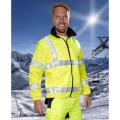 Kurtka HI-VIZ 4/1 - żółto-niebieski - L