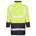 Kurtka HI-VIZ 4/1 - żółto-niebieski - L
