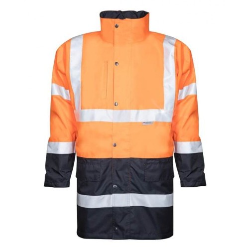 Kurtka HI-VIZ 4/1 - pomarańczowo-niebieski - XXL
