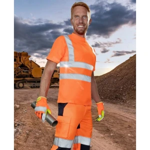 Koszulka odblaskowa Hi-Viz REF102 - pomarańczowy - L