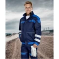 Bluza odblaskowa COOL TREND - granatowo-niebieski - XXXL