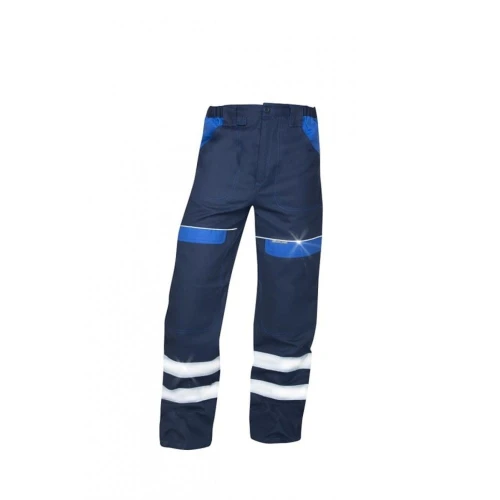 Spodnie do pasa odblaskowe COOL TREND - granatowo-niebieski - 64