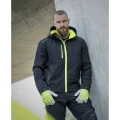 Kurtka softshell VISION zimowa - czarny-żółty - XXXL