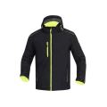 Kurtka softshell VISION zimowa - czarny-żółty - XXXL