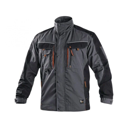 Bluza CXS SIRIUS LUCIUS męska - szaro-pomarańczowy - 58