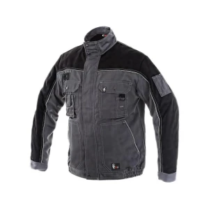 Bluza CXS ORION OTAKAR męska zimowa - szaro-czarny - 60-62