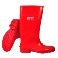 Buty męskie PVC kwaso-ługoodporne 13111 - czerwony - 44