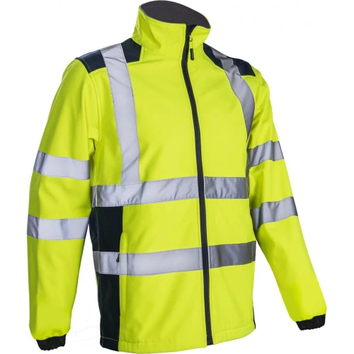 Kurtka KANPA SOFTSHELL HV - żółty - 2XL