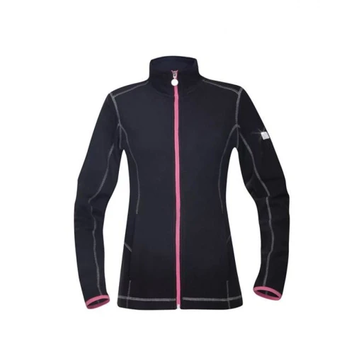 Bluza polarowa FLORET damska - czarny - S