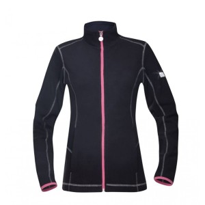 Bluza polarowa FLORET damska - czarny - XXL