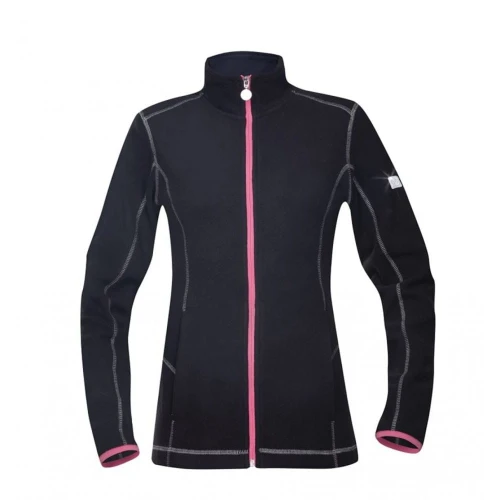Bluza polarowa FLORET damska - czarny - XXL
