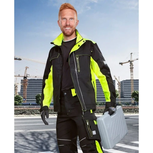 Bluza robocza NEON - czarno-żółty - 5XL