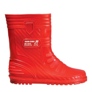 Buty 13223 damskie kwasoługoodporne - czerwony - 36