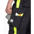 Spodnie ogrodniczki NEON - czarno-żółty - 170-175cm - S