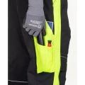 Spodnie ogrodniczki NEON - czarno-żółty - 170-175cm - S