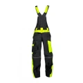 Spodnie ogrodniczki NEON - czarno-żółty - 170-175cm - S