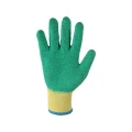 Rękawice CXS ROXY powlekane w połowie lateks - żółto-zielony - 09