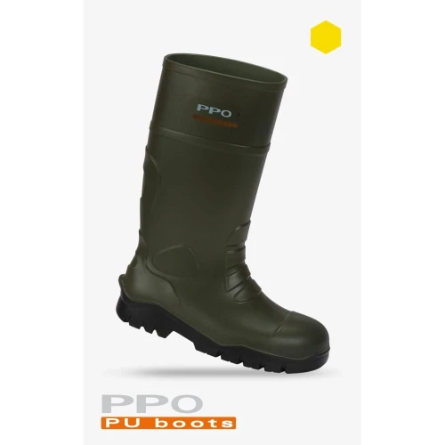Buty 2052 z poliuretanu z metal. podnoskiem i wkł. - 36/37
