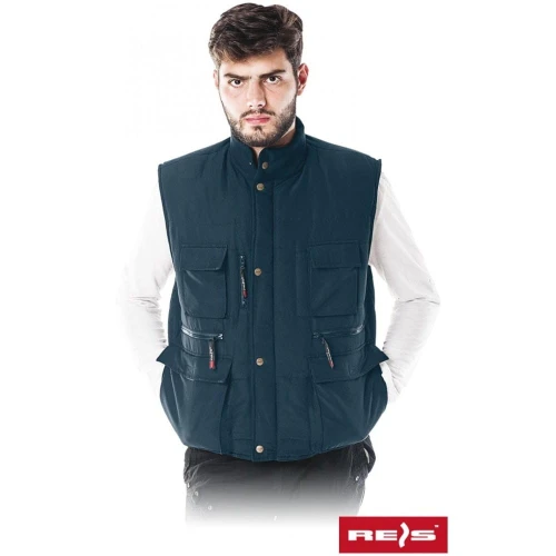 Bezrękawnik KORMORAN - granatowy - 3XL