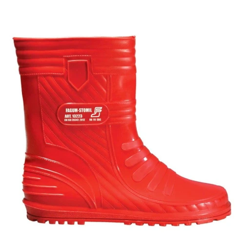 Buty 13223 damskie kwasoługoodporne - czerwony - 42