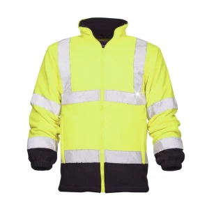 Bluza polarowa odblaskowa HI-VIZ REF401 - żółty - XL