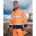 Bluza polarowa odblaskowa HI-VIZ REF402 - pomarańczowy - M