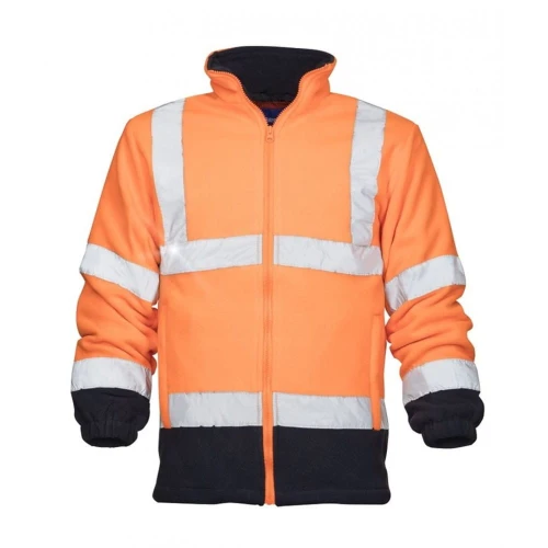 Bluza polarowa odblaskowa HI-VIZ REF402 - pomarańczowy - XL